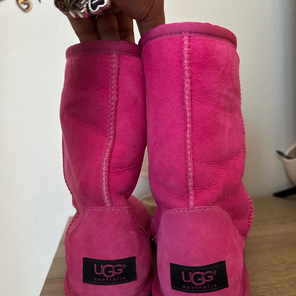 UGG Australia Pink Boots size 6